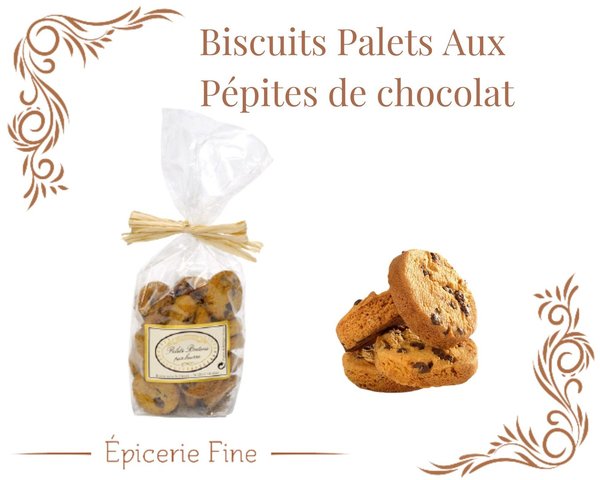 Biscuits PALETS PEPITES DE CHOCOLAT