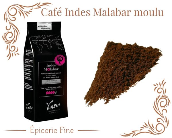 Café moulu DES INDES MALABAR