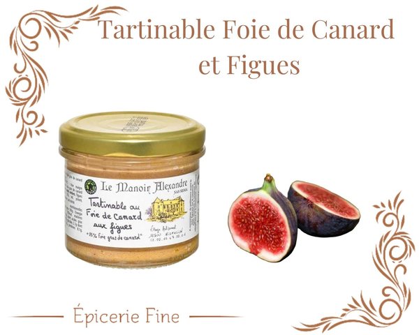 Tartinable Foie de Canard Figues et Foie Gras