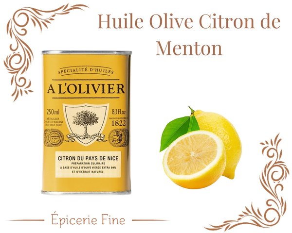 Huile d'Olive au Citron de Menton